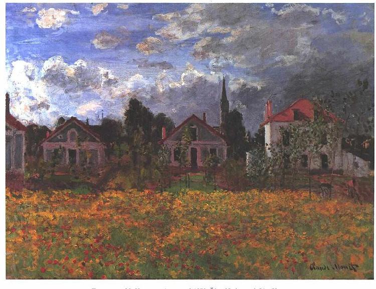 Claude Monet Maisons d'Argenteuil